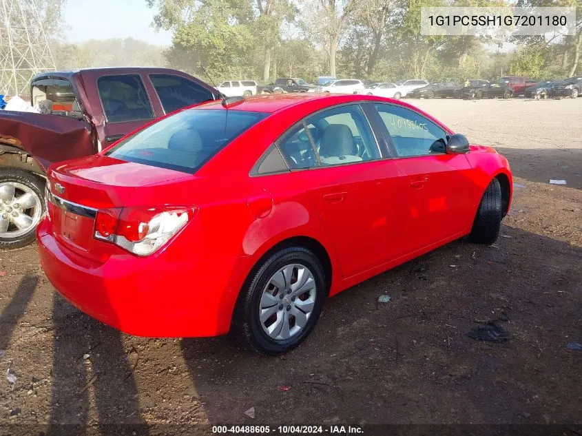 1G1PC5SH1G7201180 2016 Chevrolet Cruze Limited Ls Auto