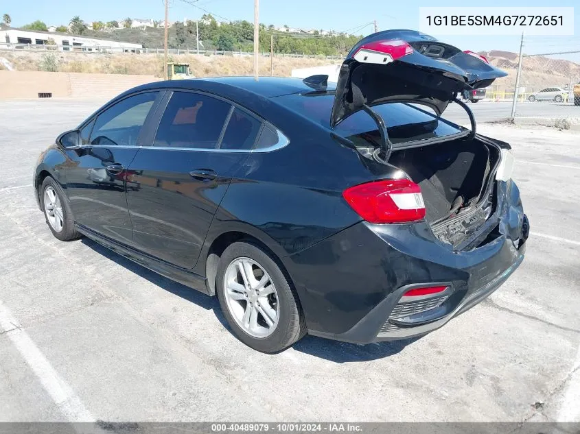 1G1BE5SM4G7272651 2016 Chevrolet Cruze Lt Auto