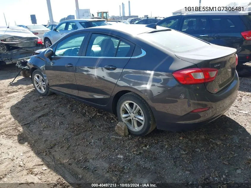 2016 Chevrolet Cruze Lt Auto VIN: 1G1BE5SM1G7306481 Lot: 40497213