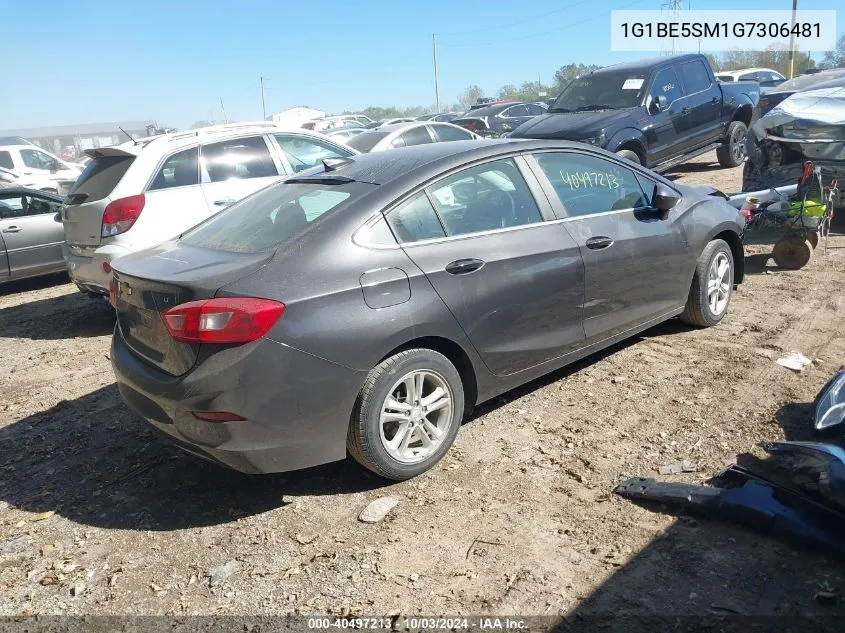 1G1BE5SM1G7306481 2016 Chevrolet Cruze Lt Auto