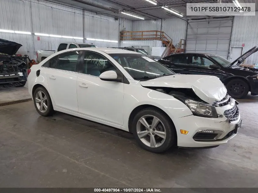 1G1PF5SB1G7129478 2016 Chevrolet Cruze Limited 2Lt Auto