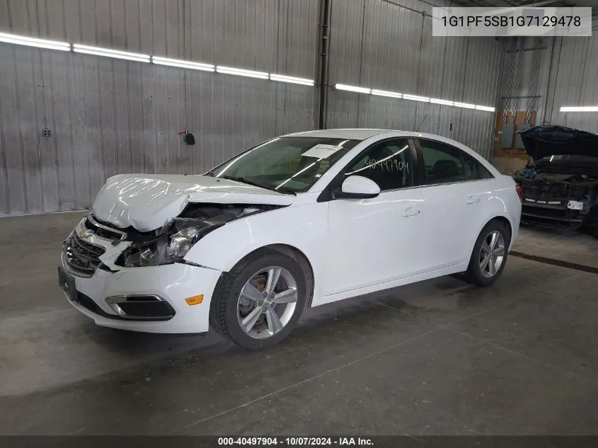 1G1PF5SB1G7129478 2016 Chevrolet Cruze Limited 2Lt Auto