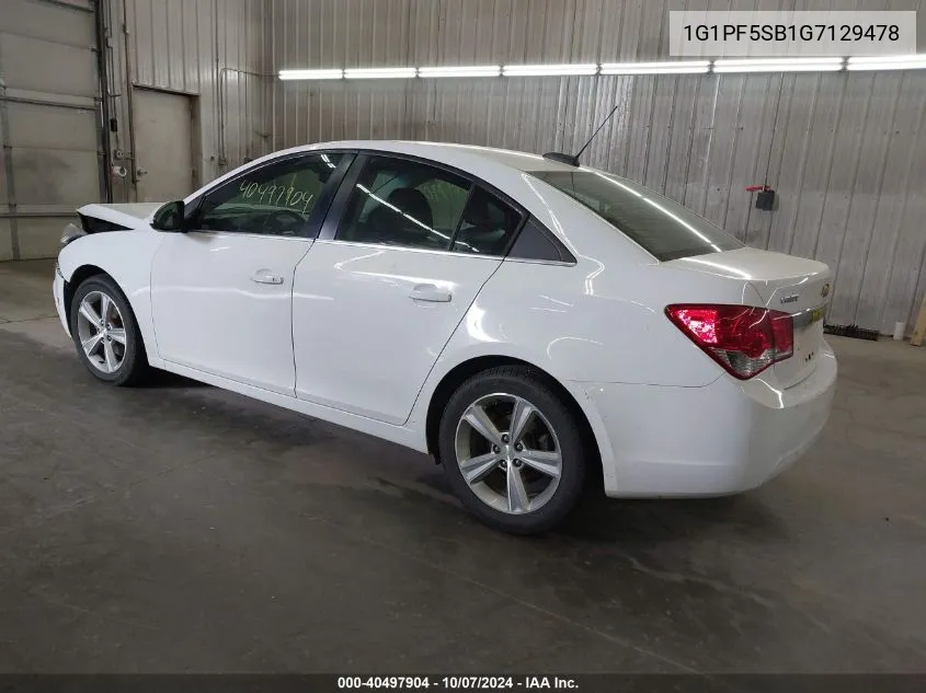 2016 Chevrolet Cruze Limited 2Lt Auto VIN: 1G1PF5SB1G7129478 Lot: 40497904