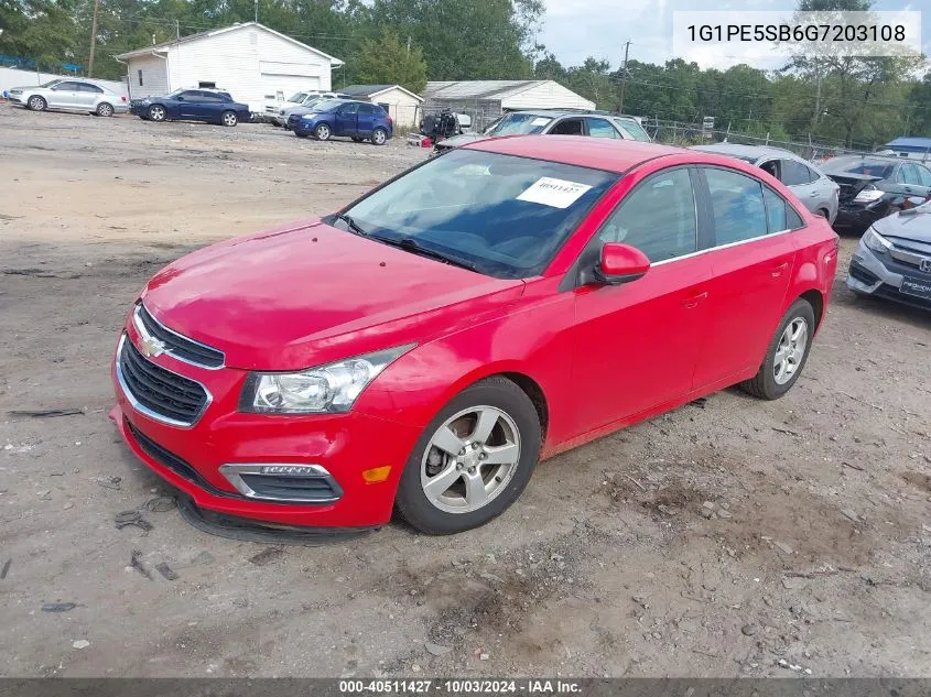 1G1PE5SB6G7203108 2016 Chevrolet Cruze Limited 1Lt Auto