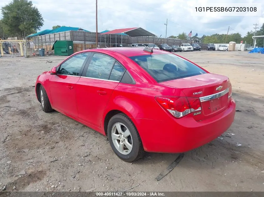 1G1PE5SB6G7203108 2016 Chevrolet Cruze Limited 1Lt Auto