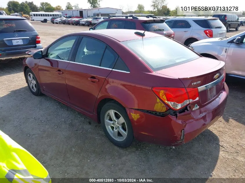 2016 Chevrolet Cruze Limited 1Lt Auto VIN: 1G1PE5SBXG7131278 Lot: 40512593