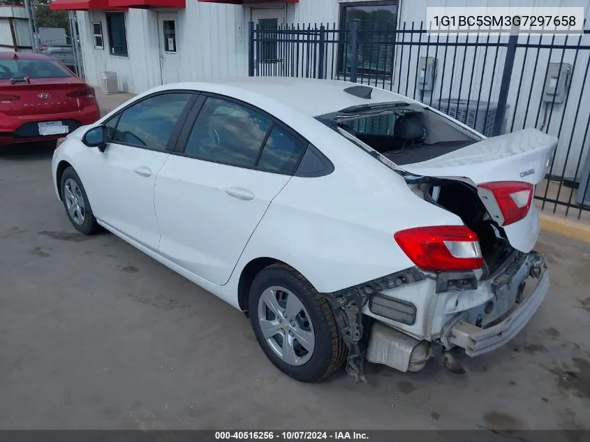 2016 Chevrolet Cruze Ls Auto VIN: 1G1BC5SM3G7297658 Lot: 40516256