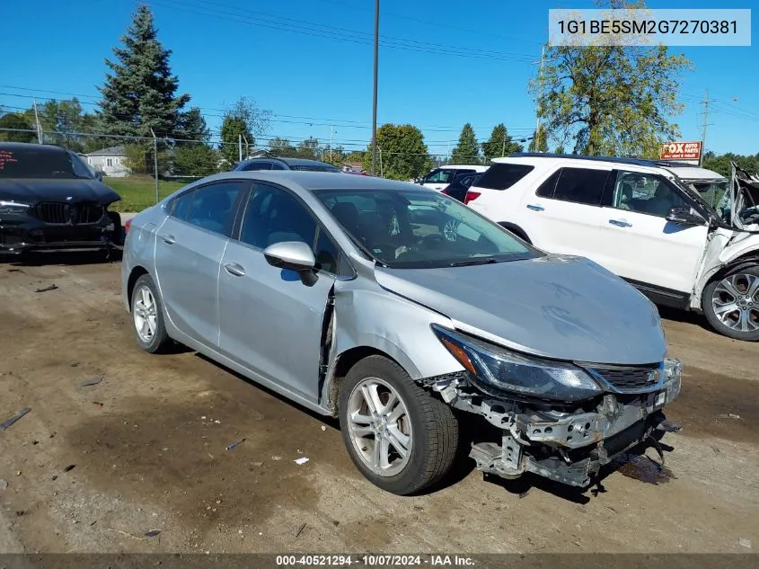 1G1BE5SM2G7270381 2016 Chevrolet Cruze Lt