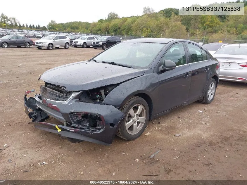 1G1PE5SB3G7125838 2016 Chevrolet Cruze Limited 1Lt Auto