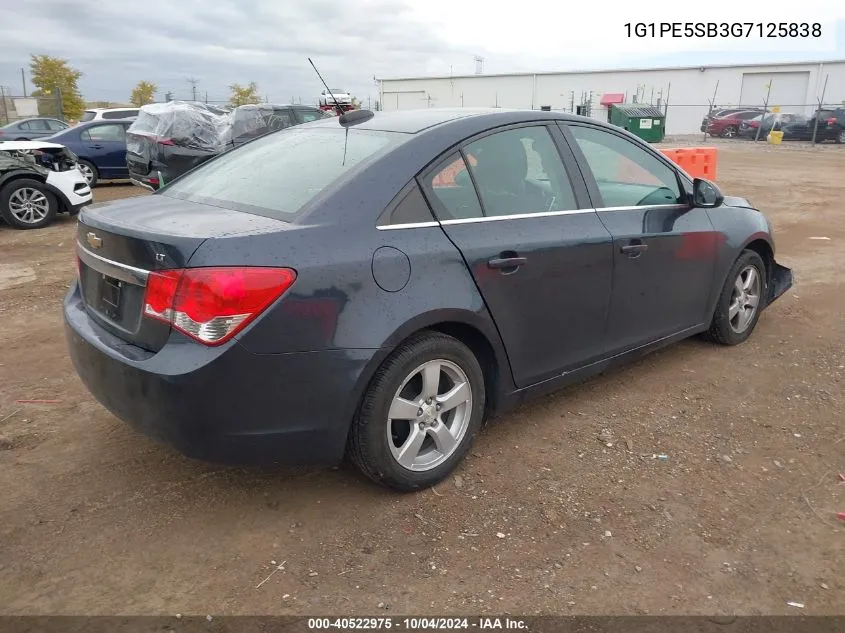 1G1PE5SB3G7125838 2016 Chevrolet Cruze Limited 1Lt Auto