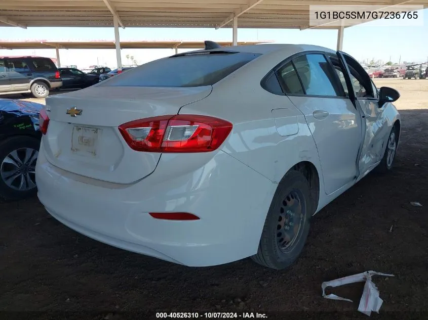 1G1BC5SM7G7236765 2016 Chevrolet Cruze Ls