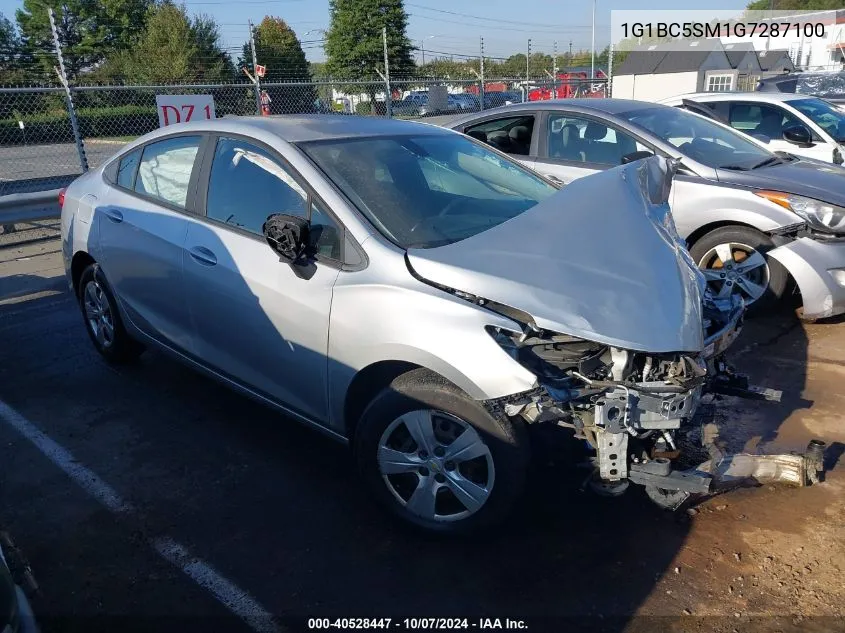 2016 Chevrolet Cruze Ls VIN: 1G1BC5SM1G7287100 Lot: 40528447