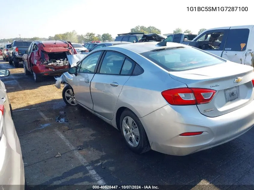 2016 Chevrolet Cruze Ls VIN: 1G1BC5SM1G7287100 Lot: 40528447