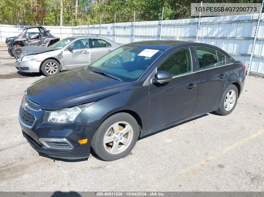 2016 Chevrolet Cruze Limited 1Lt Auto VIN: 1G1PE5SB4G7200773 Lot: 40531530