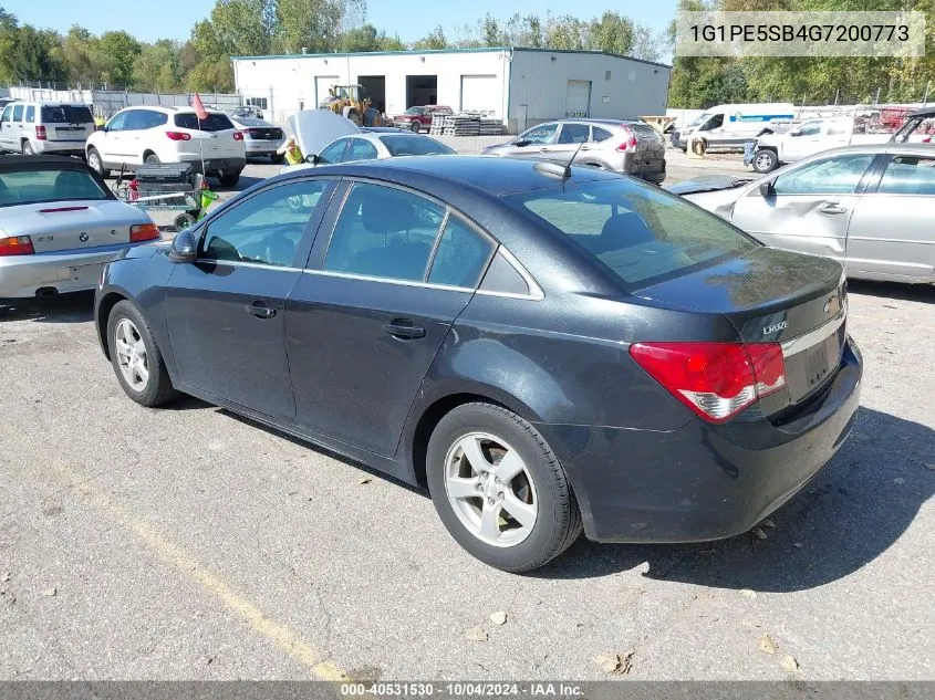 1G1PE5SB4G7200773 2016 Chevrolet Cruze Limited 1Lt Auto