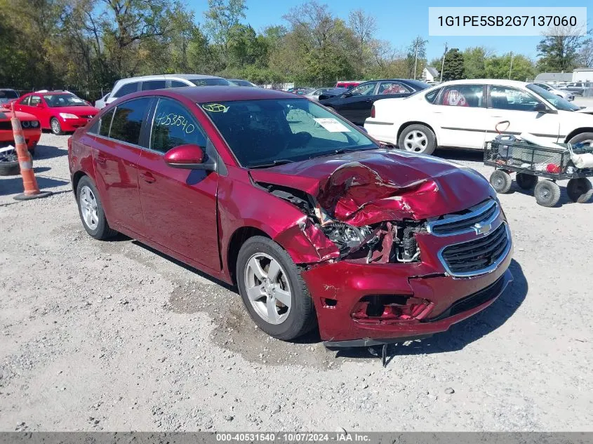 1G1PE5SB2G7137060 2016 Chevrolet Cruze Limited 1Lt Auto