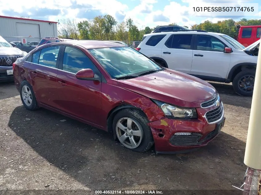 2016 Chevrolet Cruze Limited Lt VIN: 1G1PE5SB5G7174765 Lot: 40532114