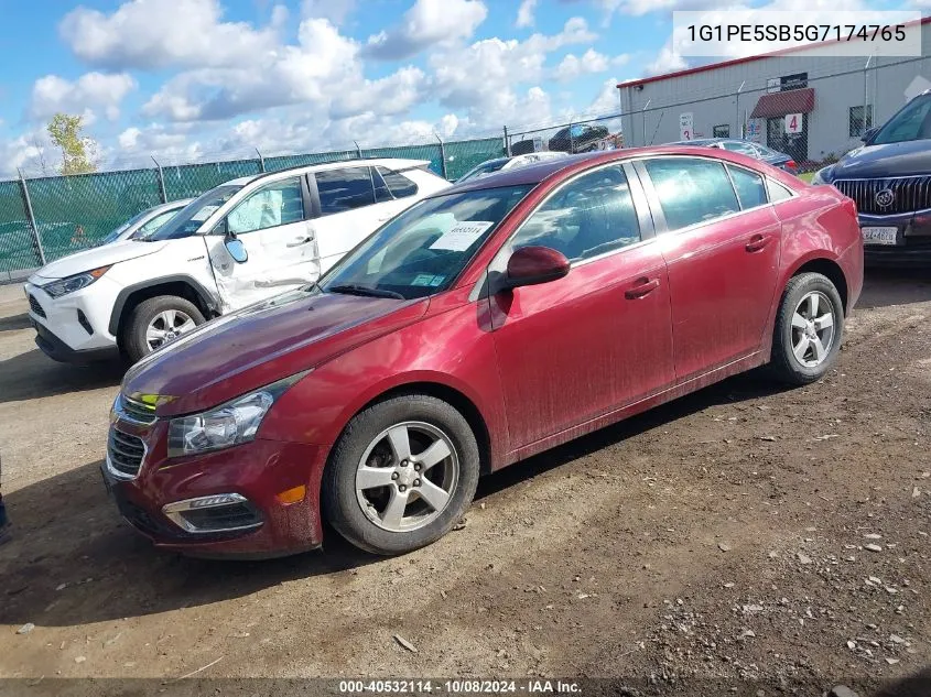 1G1PE5SB5G7174765 2016 Chevrolet Cruze Limited Lt