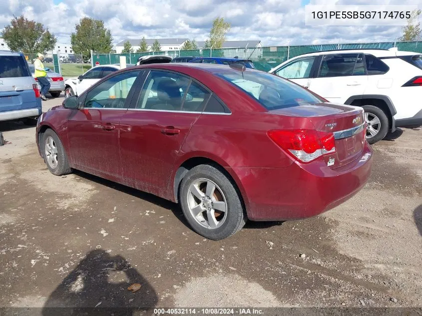 1G1PE5SB5G7174765 2016 Chevrolet Cruze Limited Lt