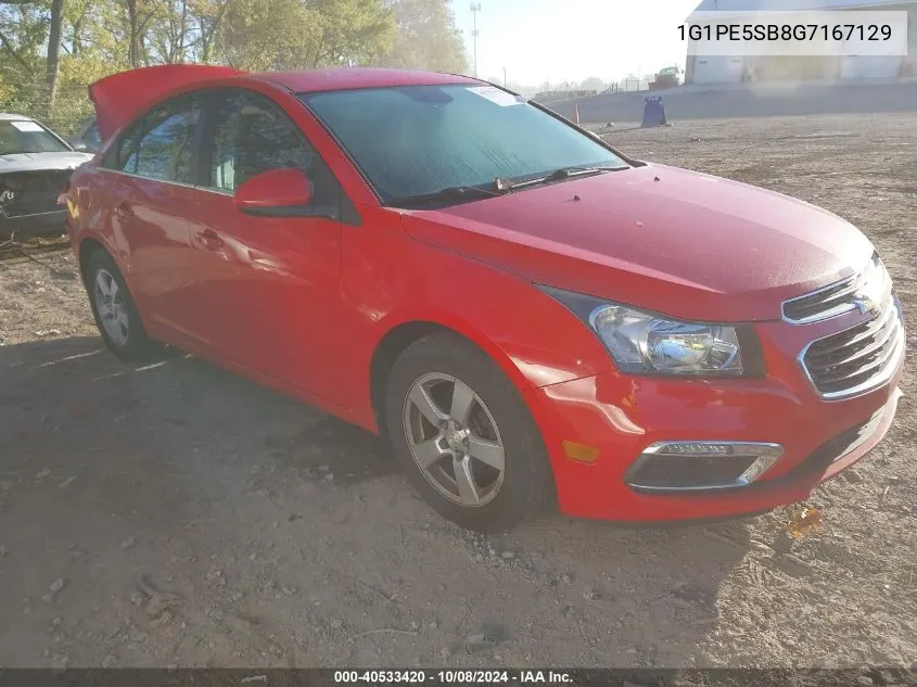 2016 Chevrolet Cruze Limited Lt VIN: 1G1PE5SB8G7167129 Lot: 40533420