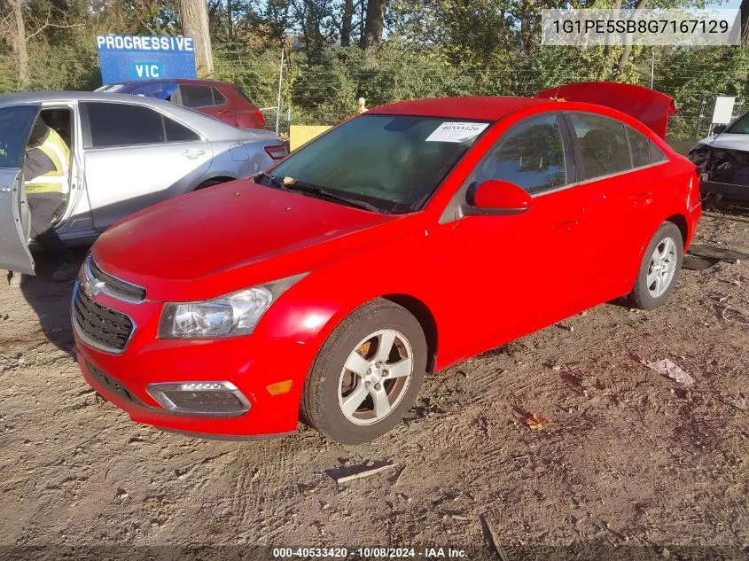 2016 Chevrolet Cruze Limited Lt VIN: 1G1PE5SB8G7167129 Lot: 40533420