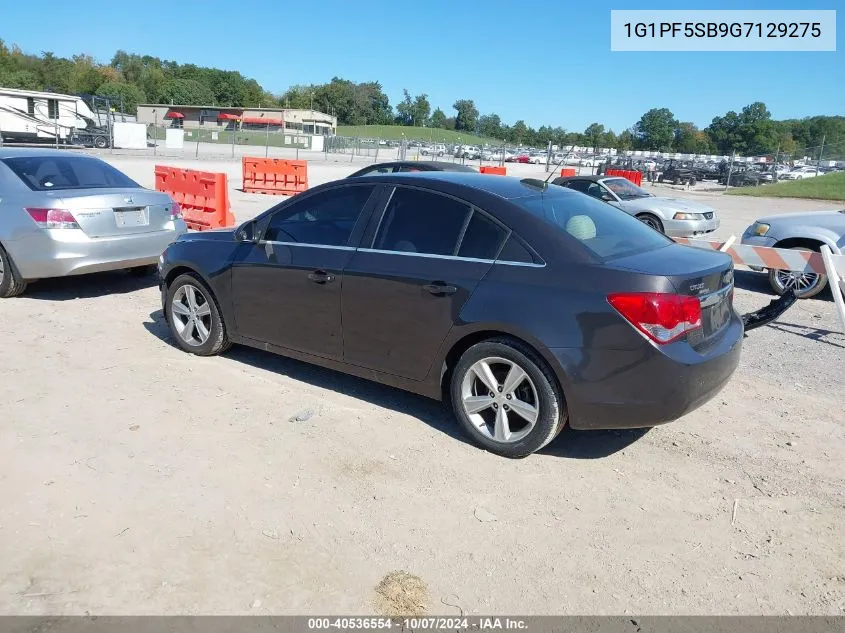 2016 Chevrolet Cruze Limited 2Lt Auto VIN: 1G1PF5SB9G7129275 Lot: 40536554