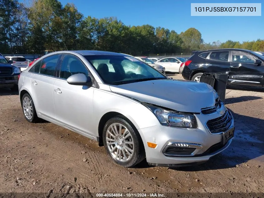 2016 Chevrolet Cruze Limited Eco VIN: 1G1PJ5SBXG7157701 Lot: 40554884