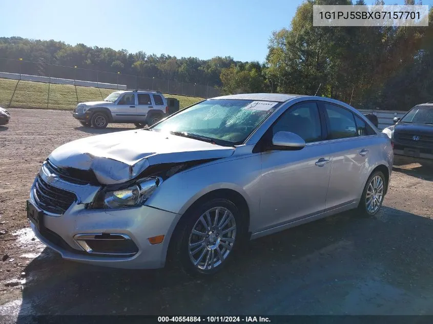 2016 Chevrolet Cruze Limited Eco VIN: 1G1PJ5SBXG7157701 Lot: 40554884