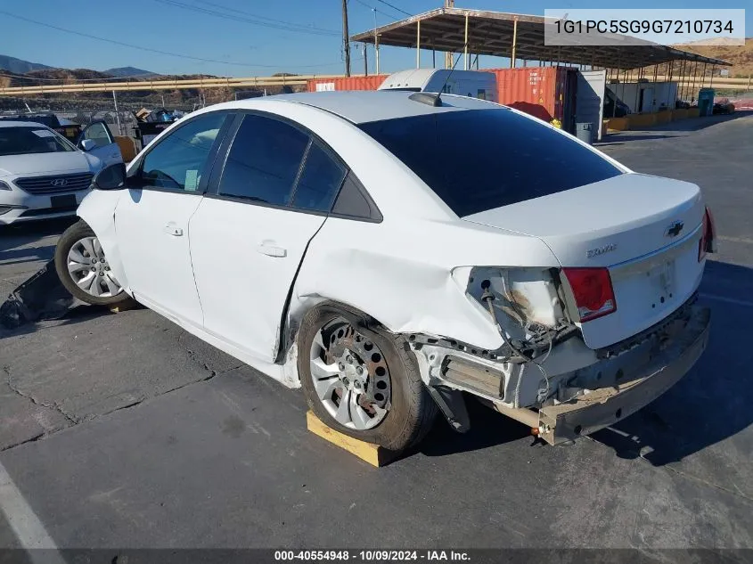 1G1PC5SG9G7210734 2016 Chevrolet Cruze Limited Ls Auto