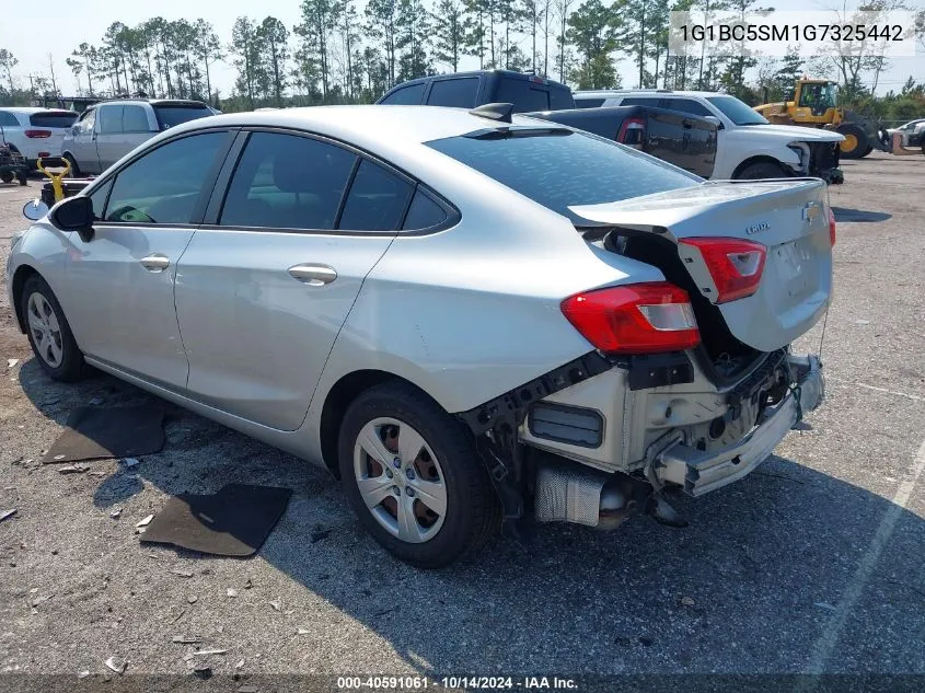 2016 Chevrolet Cruze Ls Auto VIN: 1G1BC5SM1G7325442 Lot: 40591061