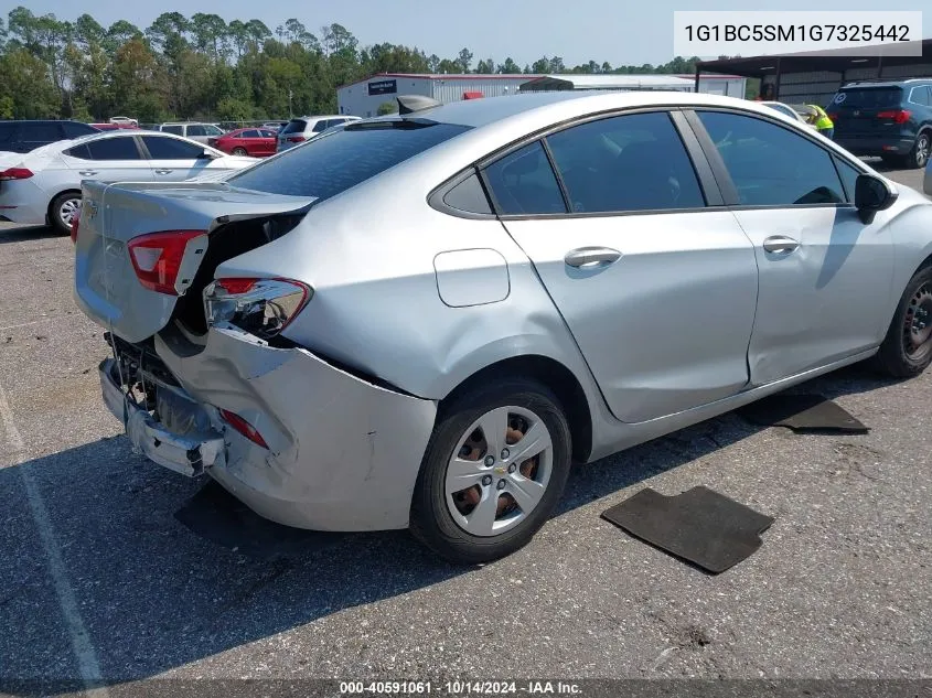 2016 Chevrolet Cruze Ls Auto VIN: 1G1BC5SM1G7325442 Lot: 40591061