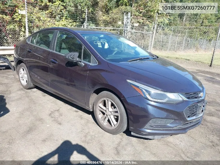 2016 Chevrolet Cruze Lt Auto VIN: 1G1BE5SMXG7260777 Lot: 40596476