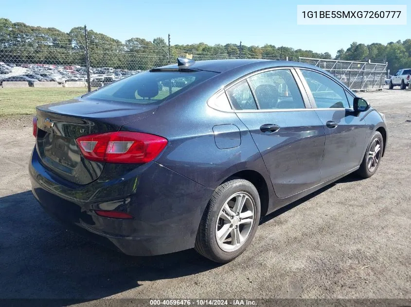 2016 Chevrolet Cruze Lt Auto VIN: 1G1BE5SMXG7260777 Lot: 40596476