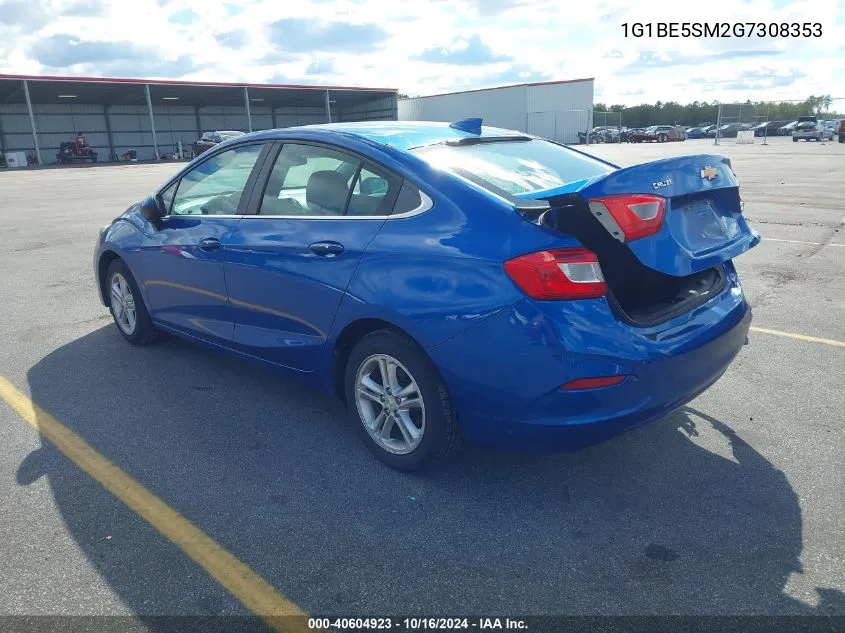 2016 Chevrolet Cruze Lt Auto VIN: 1G1BE5SM2G7308353 Lot: 40604923