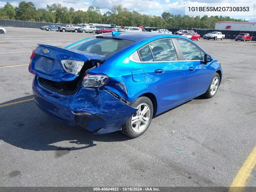 2016 Chevrolet Cruze Lt Auto VIN: 1G1BE5SM2G7308353 Lot: 40604923