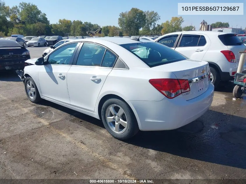 2016 Chevrolet Cruze Limited 1Lt Auto VIN: 1G1PE5SB6G7129687 Lot: 40615800