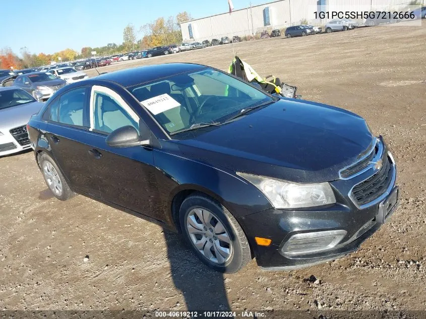 2016 Chevrolet Cruze Limited Ls VIN: 1G1PC5SH5G7212666 Lot: 40619212