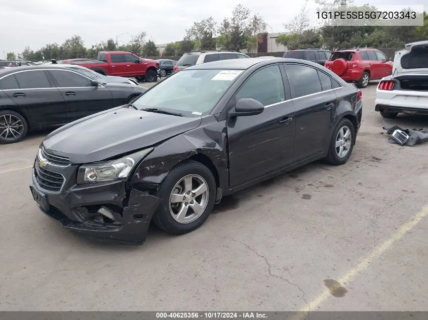 1G1PE5SB5G7203343 2016 Chevrolet Cruze Limited Lt