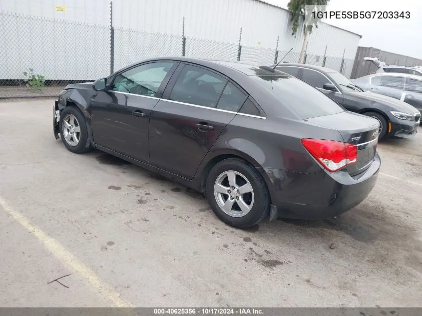 2016 Chevrolet Cruze Limited Lt VIN: 1G1PE5SB5G7203343 Lot: 40625356