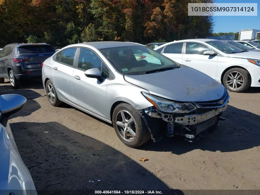 1G1BC5SM9G7314124 2016 Chevrolet Cruze Ls Auto