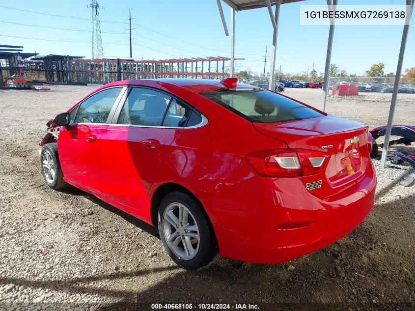 2016 Chevrolet Cruze Lt Auto VIN: 1G1BE5SMXG7269138 Lot: 40668105