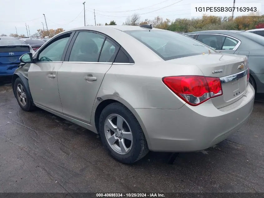 2016 Chevrolet Cruze Limited 1Lt Auto VIN: 1G1PE5SB3G7163943 Lot: 40698334