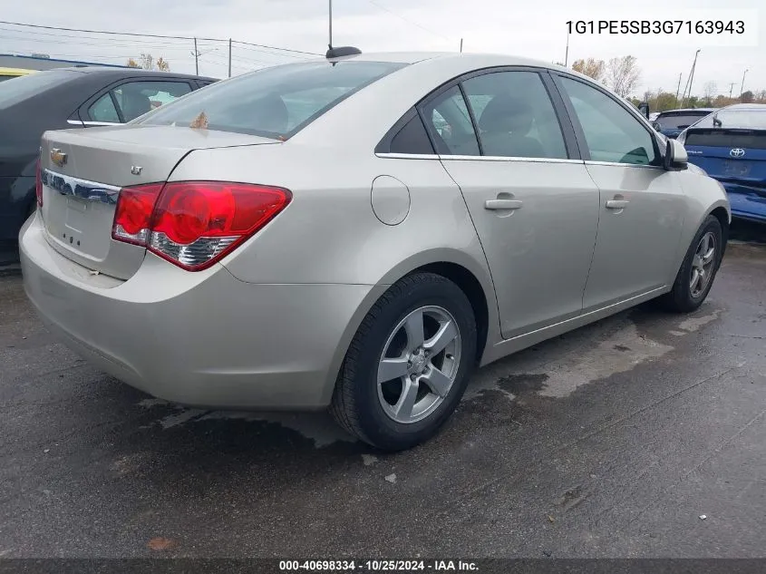 2016 Chevrolet Cruze Limited 1Lt Auto VIN: 1G1PE5SB3G7163943 Lot: 40698334