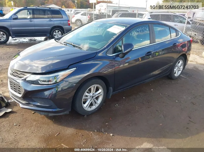 1G1BE5SM6G7243703 2016 Chevrolet Cruze Lt Auto