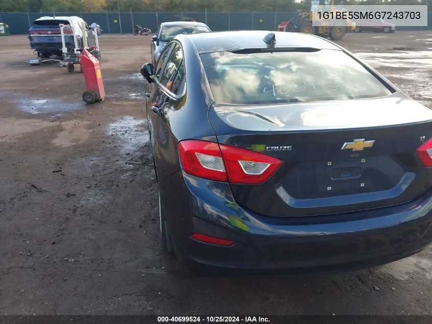 1G1BE5SM6G7243703 2016 Chevrolet Cruze Lt Auto