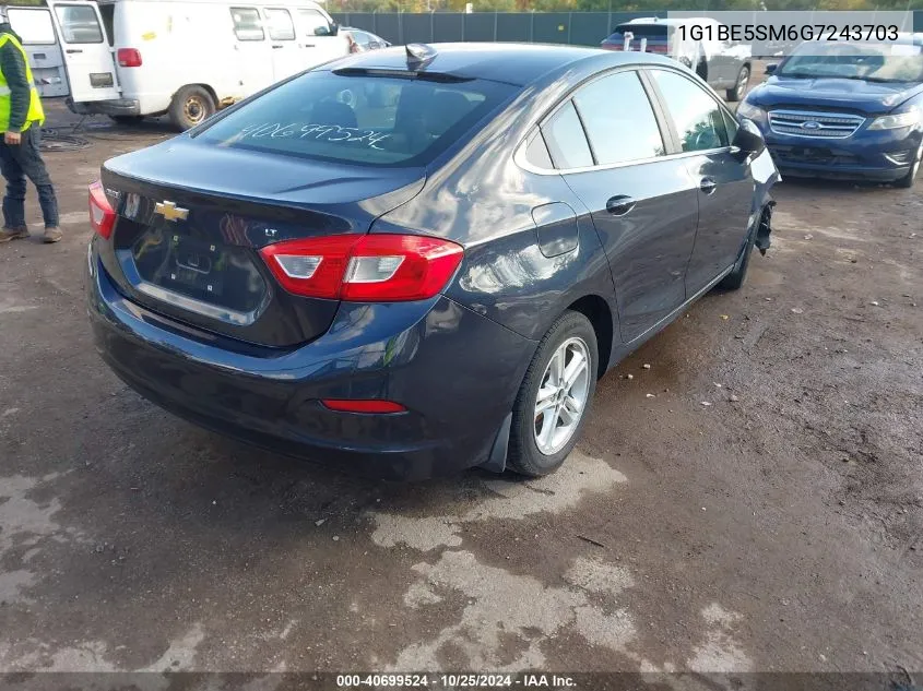 1G1BE5SM6G7243703 2016 Chevrolet Cruze Lt Auto