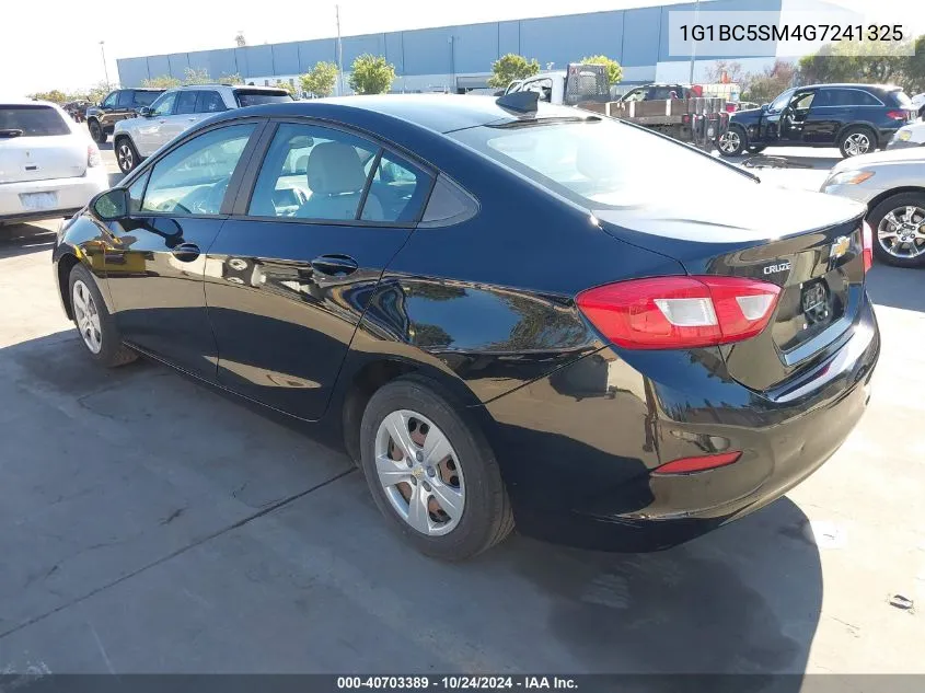 1G1BC5SM4G7241325 2016 Chevrolet Cruze Ls Auto