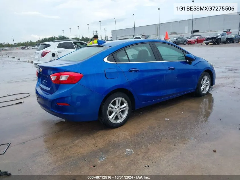 2016 Chevrolet Cruze Lt Auto VIN: 1G1BE5SMXG7275506 Lot: 40712516