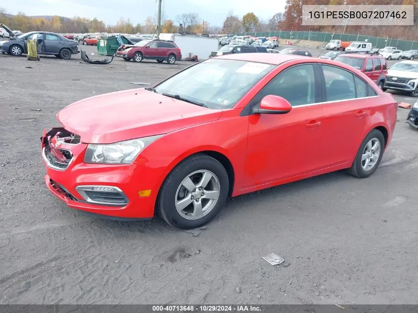 2016 Chevrolet Cruze Limited 1Lt Auto VIN: 1G1PE5SB0G7207462 Lot: 40713648