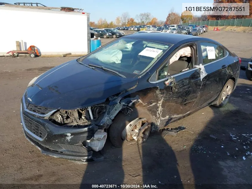 1G1BE5SM9G7287551 2016 Chevrolet Cruze Lt Auto